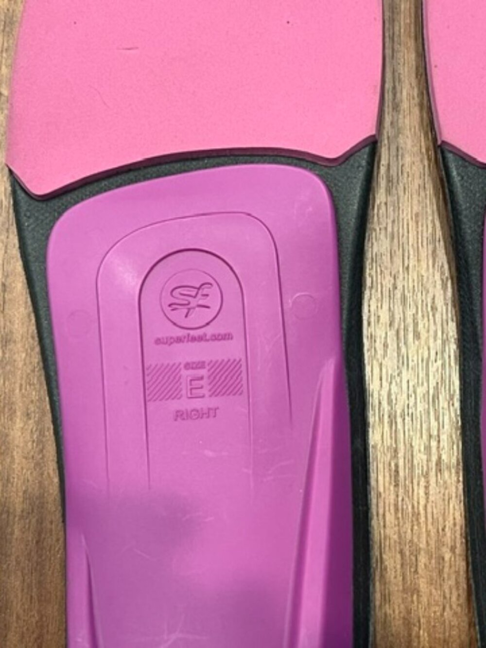 Superfeet Pink Size E Women's Low And High Arch - Picture 3 of 4